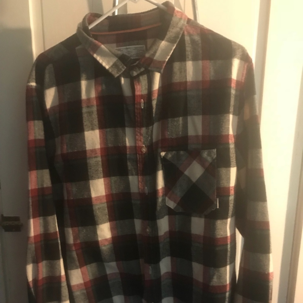 Poler Flannel Shirt, Size Large